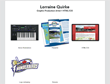 Tablet Screenshot of lorrainequirke.com